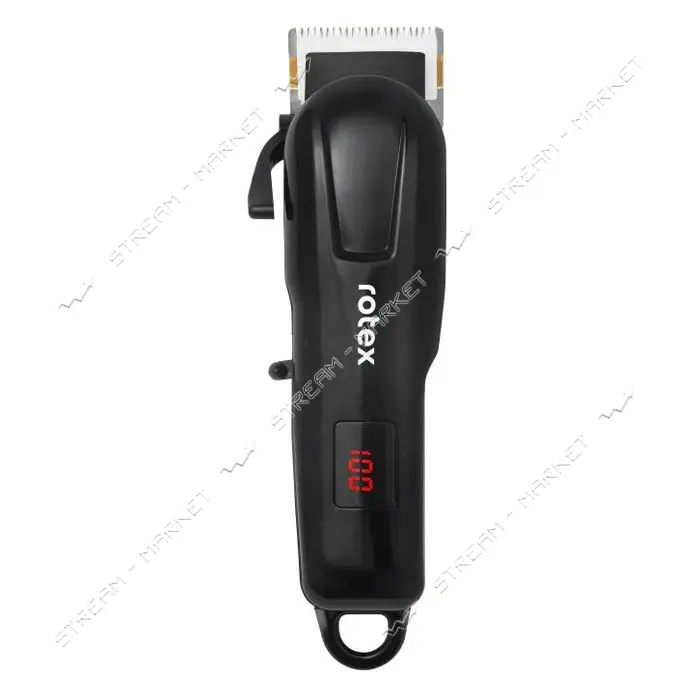 Машинка для стрижки Rotex RHC175-C ProLine Cordless 5Вт 4 насадки покрытие лезвий титан и керамика  