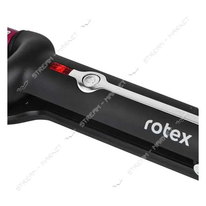 Щипцы-локон для волос Rotex RHC480-T 3D Wave 55Вт керамические пластины диаметр 16мм                