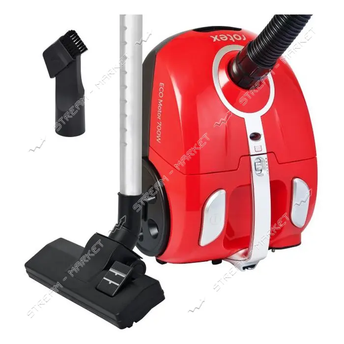 Пылесос мешковой Rotex RVB18-E EcoRed 700Вт 2л                                                      