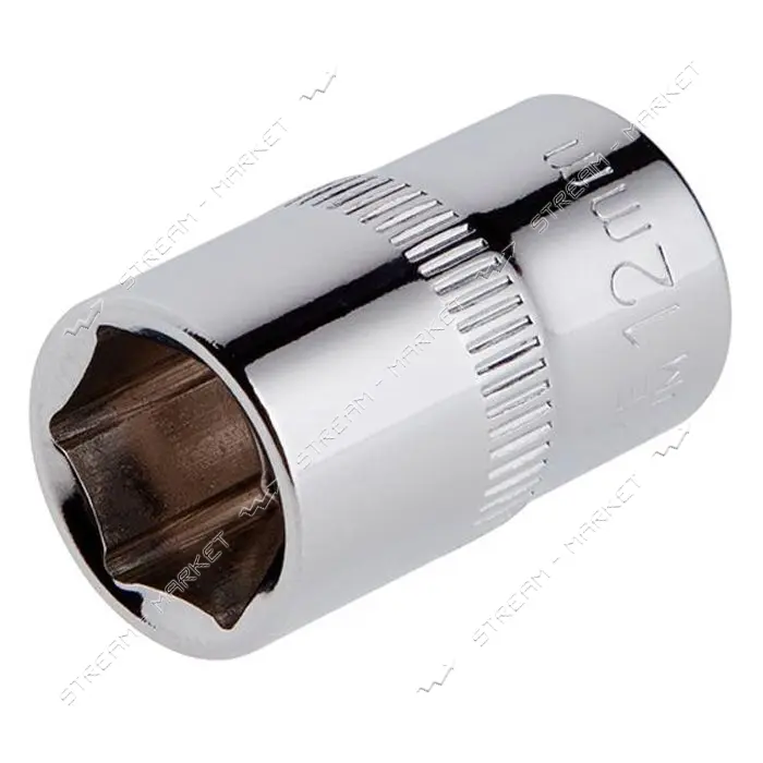 Головка шестигранная Intertool ET-0412 3/8 12мм Cr-V STORM