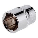 Головка шестигранная Intertool ET-0416 3/8 16мм Cr-V STORM