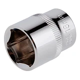 Головка шестигранная Intertool ET-0418 3/8 18мм Cr-V STORM