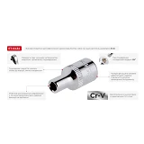 Головка шестигранная Intertool ET-0434 1/4 5мм Cr-V STORM                                           