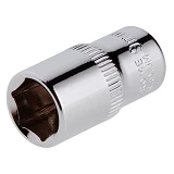 Головка шестигранная Intertool ET-0439 1/4 9мм Cr-V STORM                                           