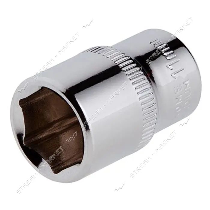 Головка шестигранная Intertool ET-0441 1/4 11мм Cr-V STORM