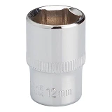 Головка шестигранная Intertool ET-0442 1/4 12мм Cr-V STORM                                          