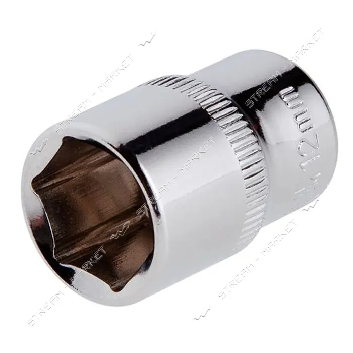 Головка шестигранная Intertool ET-0442 1/4 12мм Cr-V STORM                                          