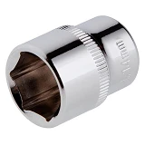 Головка шестигранная Intertool ET-0444 1/4 14мм Cr-V STORM                                          