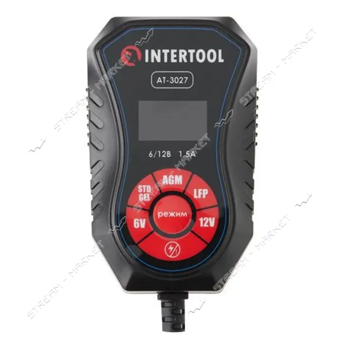 Зарядное устройство Intertool AT-3027 6/12В 1.5А 230В зимний режим дисплей                          