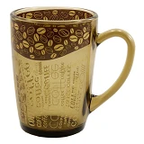 Чашка 330мл декорированная White coffe дымная