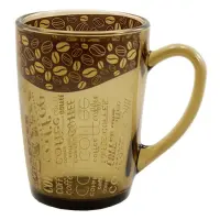 Чашка 330мл декорированная White coffe дымная