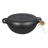 Казан Наша Майстерня WOK V15СPWok 15л d40см h19.3см чугун крышка-сковорода                          