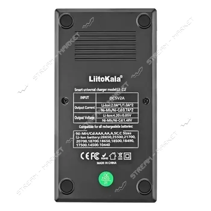 Зарядное устройство LiitoKala  Lii-C2 2 канала                                                      
