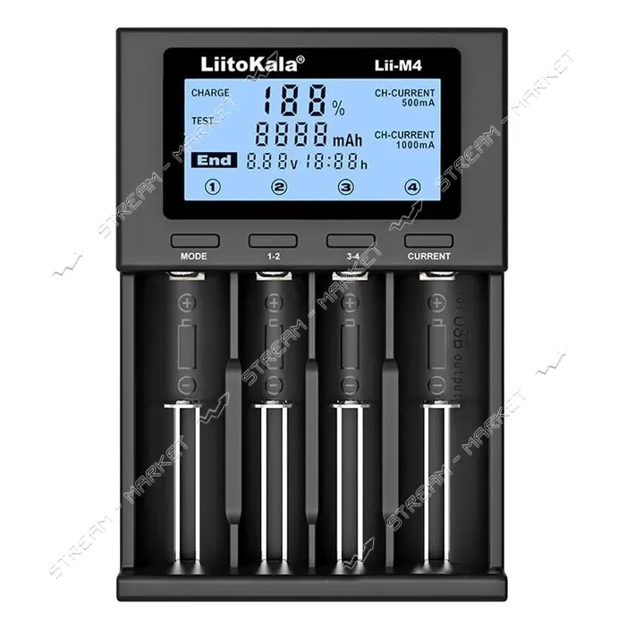 Зарядное устройство LiitoKala Lii-M4 4 канала                                                       