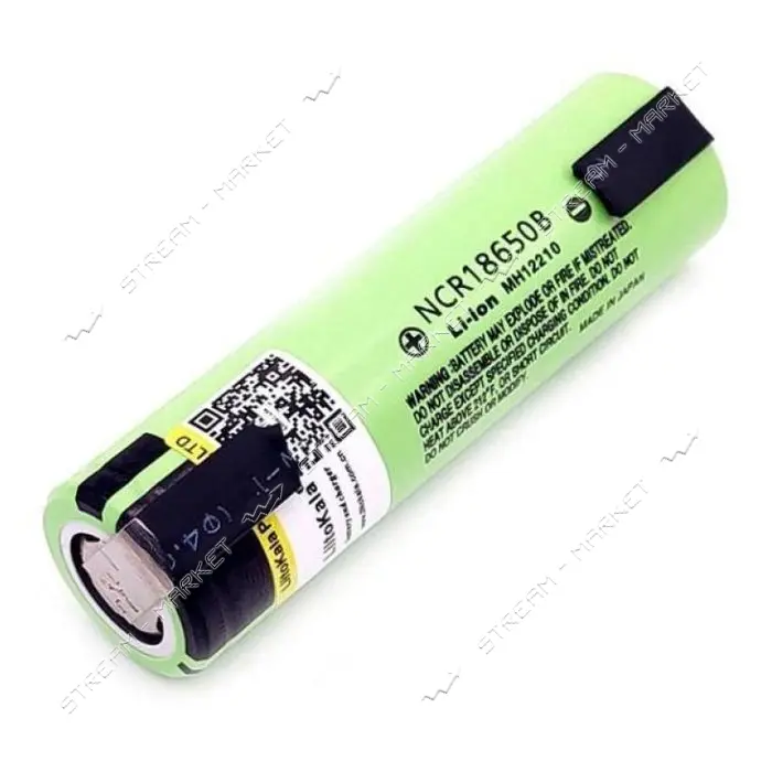 Аккумулятор LiitoKala 34B-N Li-ion 18650 3400mAh 3.7V с контактами для пайки