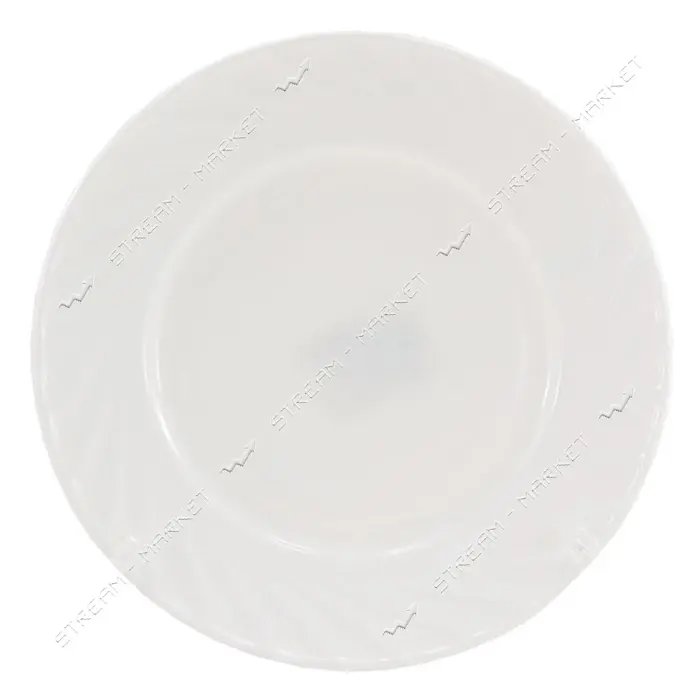 Тарелка 7 мелкая WHITE  O3007                                                                       