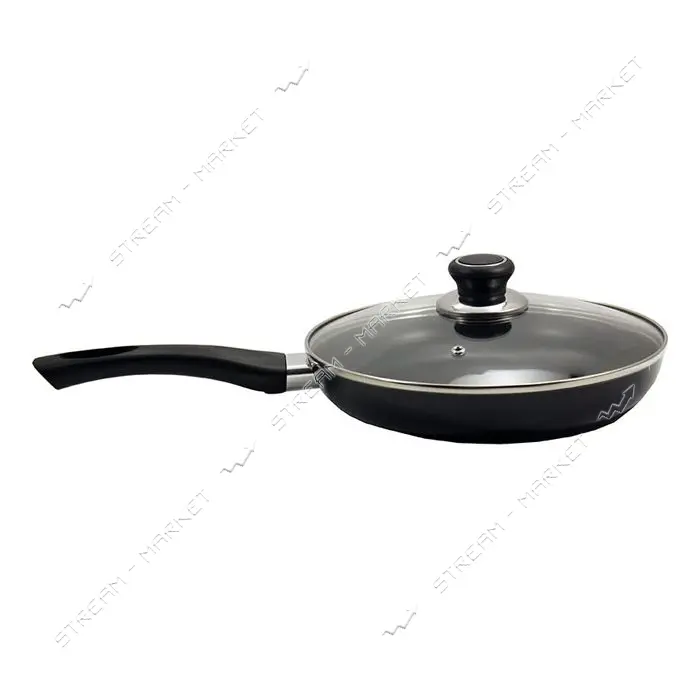 Сковорода d26 стекл/кр NON-STICK Т PN-26B черная