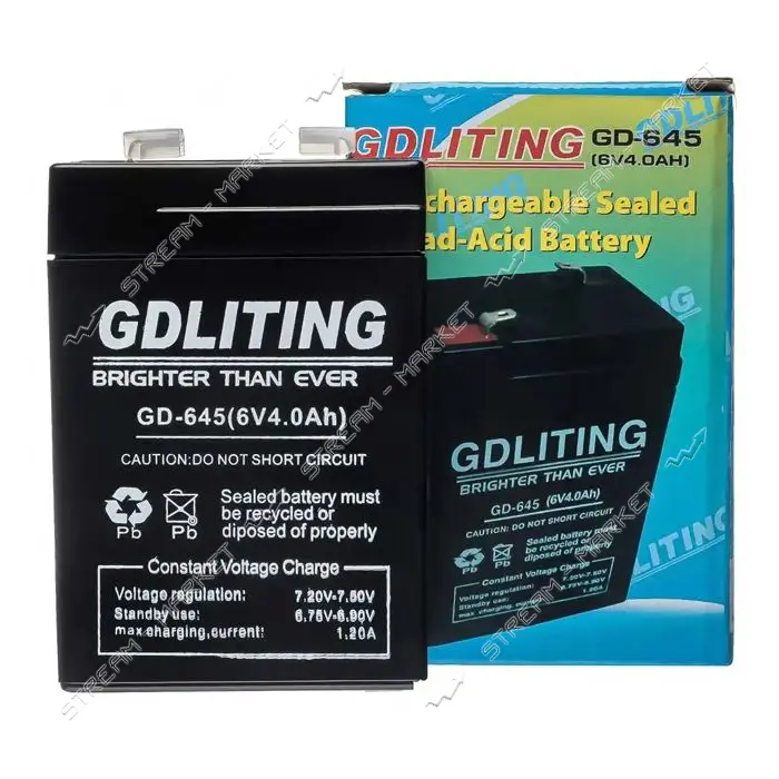 Аккумулятор к торговым весам GDLITING 6V-4Ah