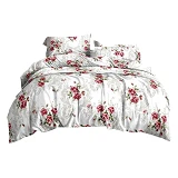 Постельное белье Textile House Бязь 65 180х210см двухспальное бязь белый с розами                   