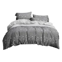 Постільна білизна Textile House бязь 65 150х210см сірі зірки                                        