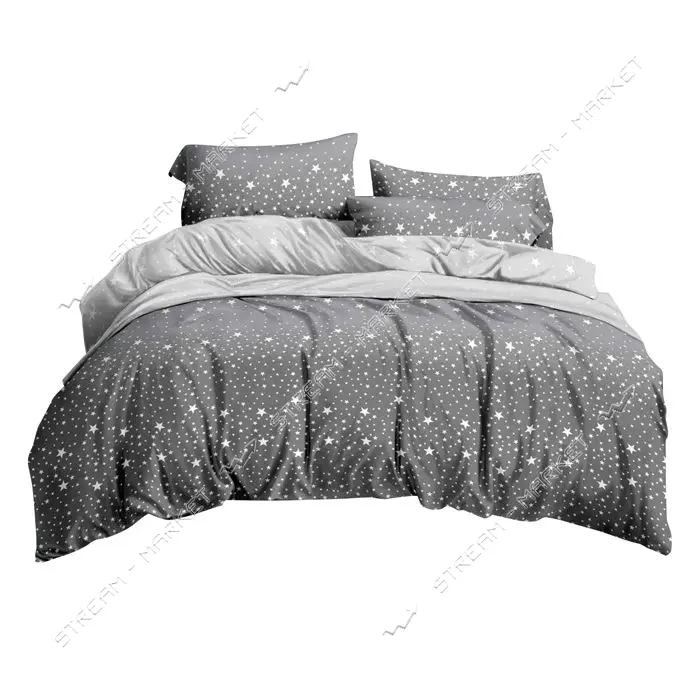 Постельное белье Textile House Бязь 65 180х210см двухспальное бязь серые звезды                     
