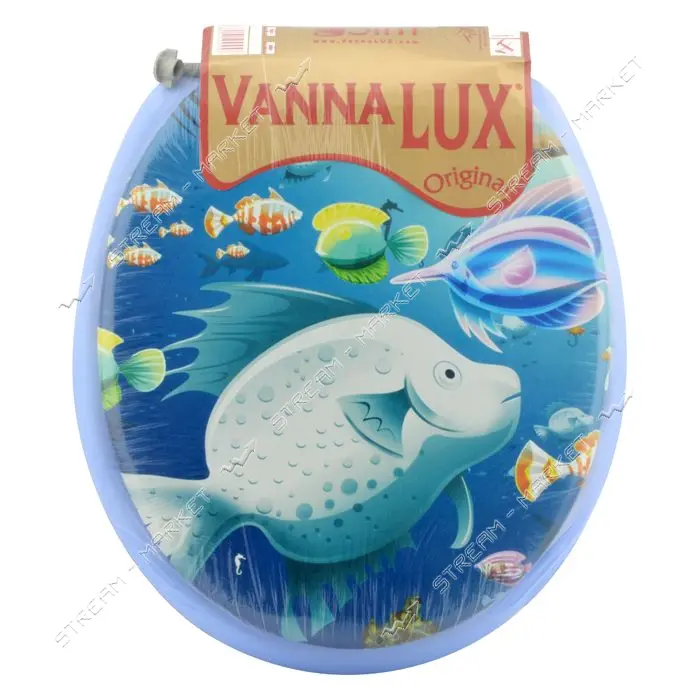 Сиденье для унитаза мягкое Vanna Lux сиреневое