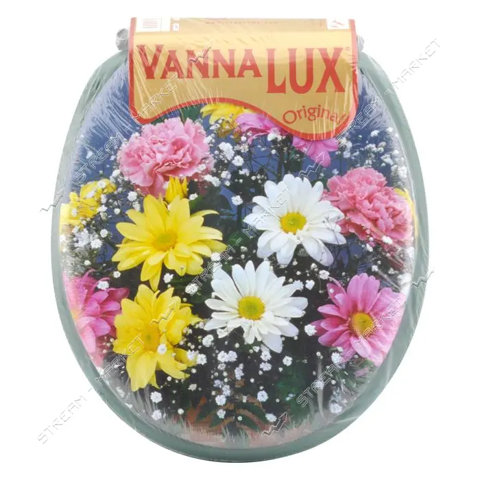 Сиденье для унитаза мягкое Vanna Lux темно-зеленое                                                  