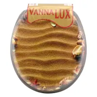 Сидіння для унітазу м'яке Vanna Lux темно-коричневе                                                 