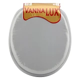 Сиденье для унитаза мягкое Vanna Lux без рисунка серое