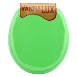 Сиденье для унитаза мягкое Vanna Lux без рисунка лаймовое                                           