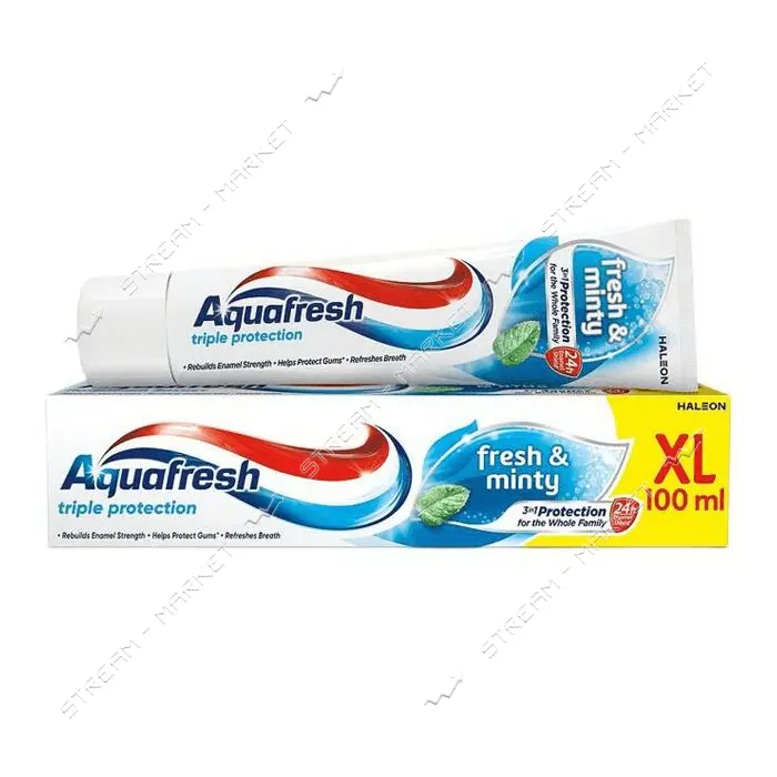 Зубная паста Aquafresh Освежающая мята 100мл                                                        
