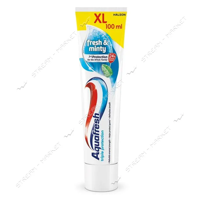 Зубная паста Aquafresh Освежающая мята Семейная 100мл                                               