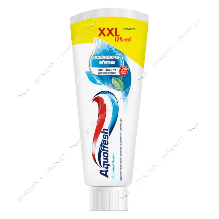 Зубная паста Aquafresh Освежающая мята Семейная 125мл                                               