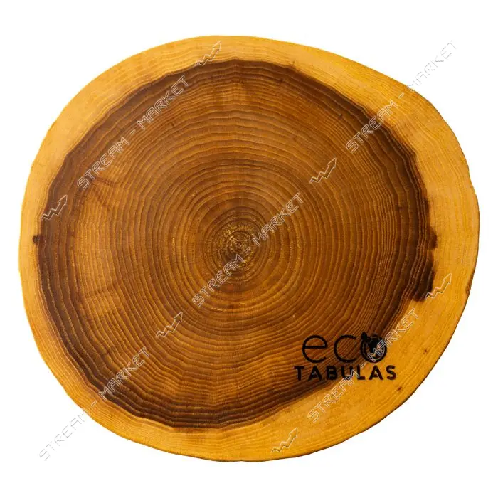 Доска деревянная Eco Tabulas круглая без коры 200х30