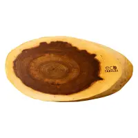 Доска деревянная Eco Tabulas овальная без коры 230х420х30                                           