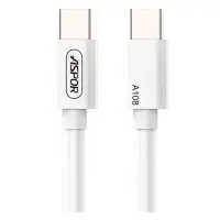 Кабель Aspor A108L PD Computer Fast Charge Type-C 100W 2м  белый type-c to type-c                   