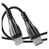 Кабель Aspor A110 Lightning Quick Charge 20W 1м черный
