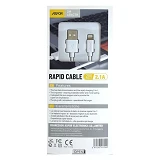 Кабель Aspor A172 Plus Lightning 2м белый                                                           