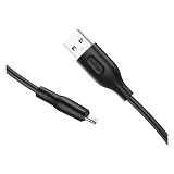 Кабель Avantis AC-87i Silicone Lightning 2.4А 1м черный