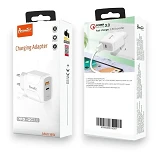 Сетевое зарядное устройство Avantis A860 QC3.0 плюс PD 18W 1USB/1USB-C белое                        