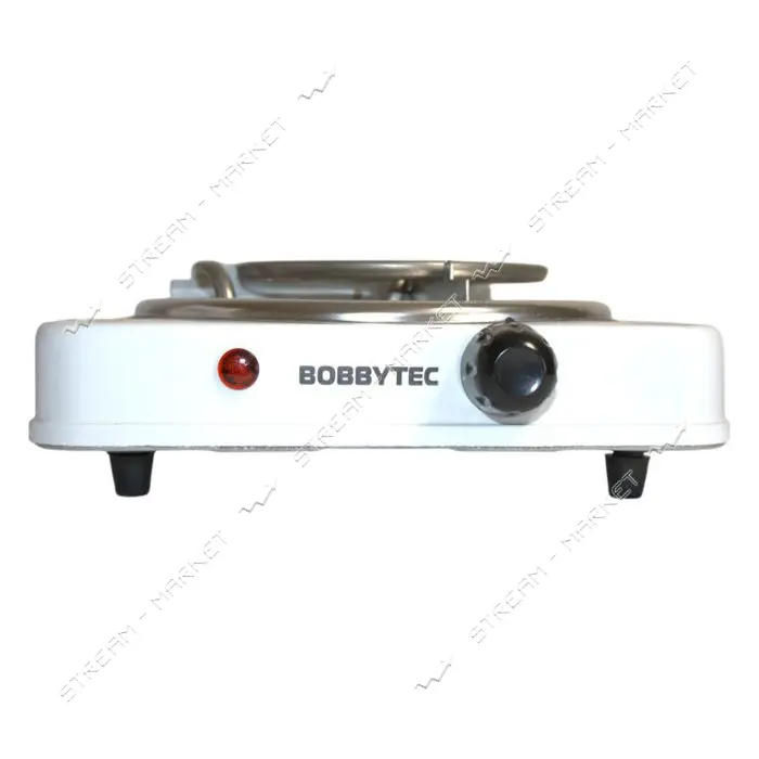 Электроплита Bobbytec HP-01S 1000Вт 1 конфорка тэн белый