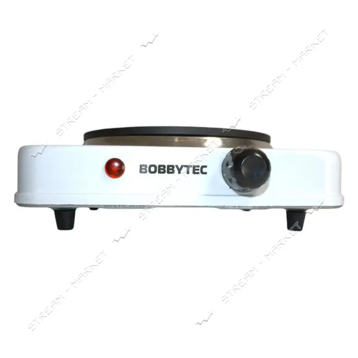 Электроплита Bobbytec HP-02S 1000Вт 1 конфорка блин белый                                           