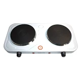 Электроплита Bobbytec HP-04D 2000Вт 2 конфорки блин белый                                           