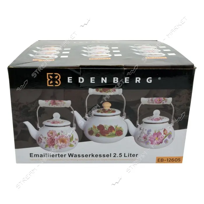 Чайник эмалированный Edenberg 2.5л EB-12603                                                         