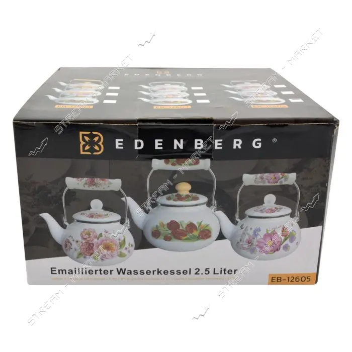 Чайник эмалированный Edenberg 2.5л EB-12605
