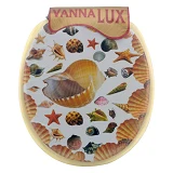 Сиденье для унитаза мягкое Vanna Lux шампань                                                        