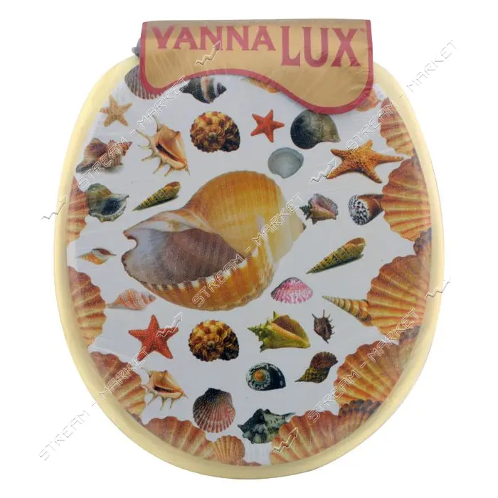 Сиденье для унитаза мягкое Vanna Lux шампань                                                        