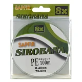 Шнур SAPFIR SIROBANA 8X 100мх0.4мм тест 72.8кг