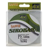 Шнур SAPFIR SIROBANA 4X 100мх0.14мм тест 10кг