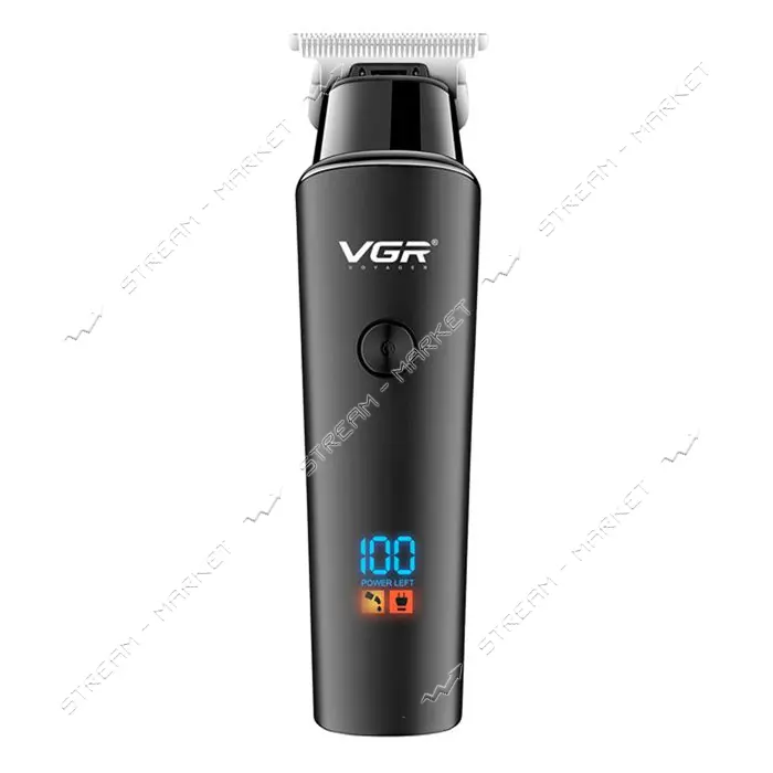 Триммер VGR V-937 3 насадки LED display
